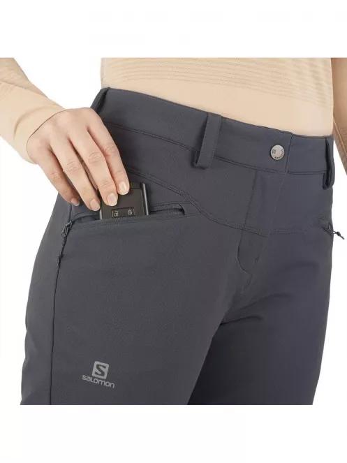 Salomon WAYFARER STRAIGHT WARM PA női túranadrág szürke színben 4