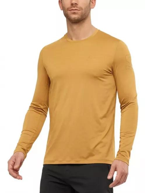 Salomon XA LONG SLEEVE TEE M férfi hosszú ujjú sport póló sárga színben 2