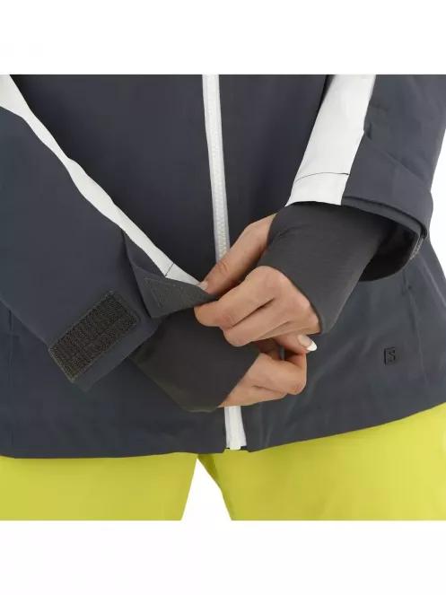 Salomon Slalom Jkt W női síkabát szürke színben 6