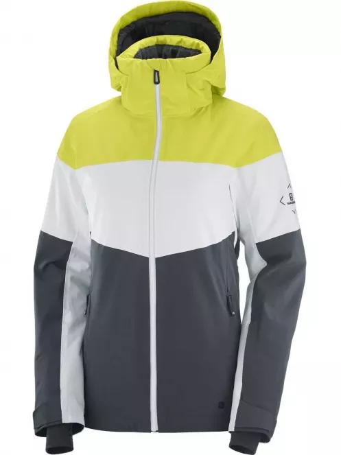 Salomon Slalom Jkt W női síkabát szürke színben 9
