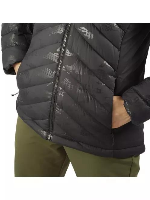 Salomon TRANSITION DOWN HOODIE W női utcai kabát fekete színben 4