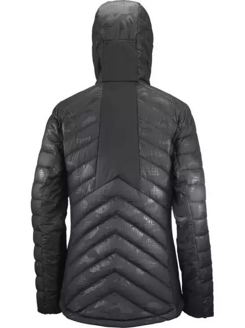 Salomon TRANSITION DOWN HOODIE W női utcai kabát fekete színben 8