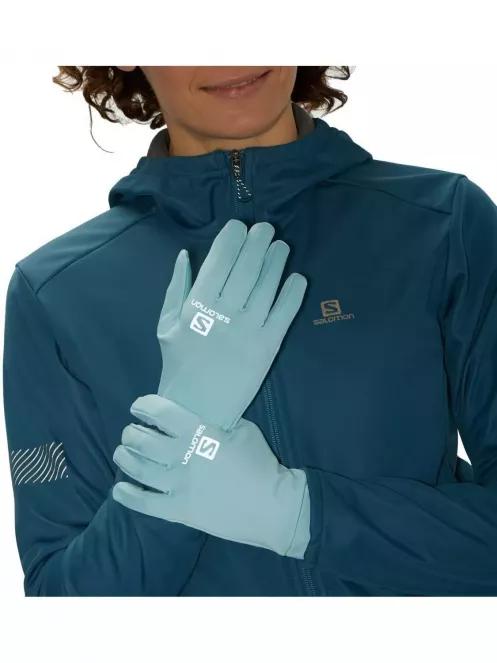 Salomon Gloves Agile Warm Glove U kesztyű világoskék színben 4