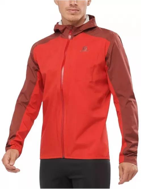 Salomon BONATTI 2.5L JACKET M férfi futódzseki piros színben 2