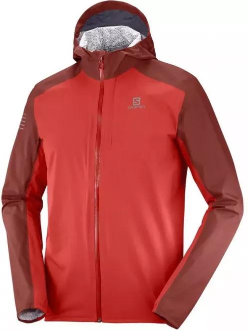 Salomon BONATTI 2.5L JACKET M férfi futódzseki piros színben 5
