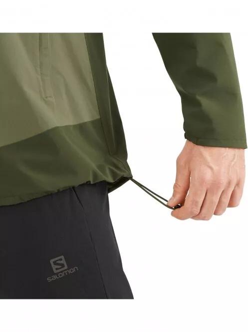 Salomon Outrack 2.5L Jacket M férfi túrakabát oliva színben 5