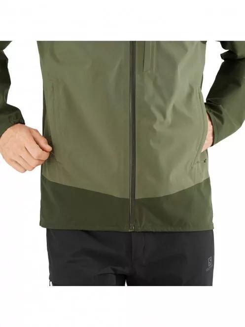 Salomon Outrack 2.5L Jacket M férfi túrakabát oliva színben 7