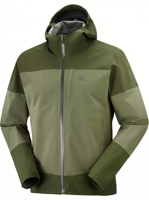Salomon Outrack 2.5L Jacket M férfi túrakabát oliva színben 8