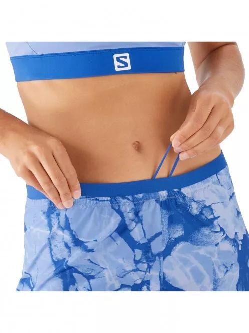 Salomon Cross 5'' Short W női sport rövidnadrág kék színben 4