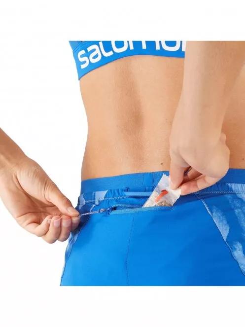 Salomon Cross 5'' Short W női sport rövidnadrág kék színben 5