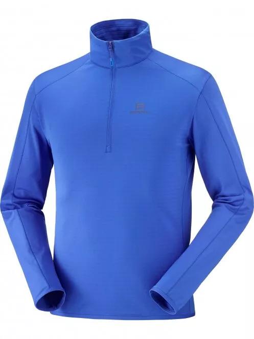 Salomon Outrack Hz Mid M férfi polár pulóver világoskék színben 4