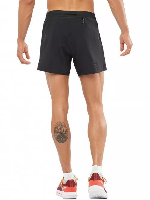 Salomon Cross 5'' Shorts M férfi sport rövidnadrág fekete színben 3