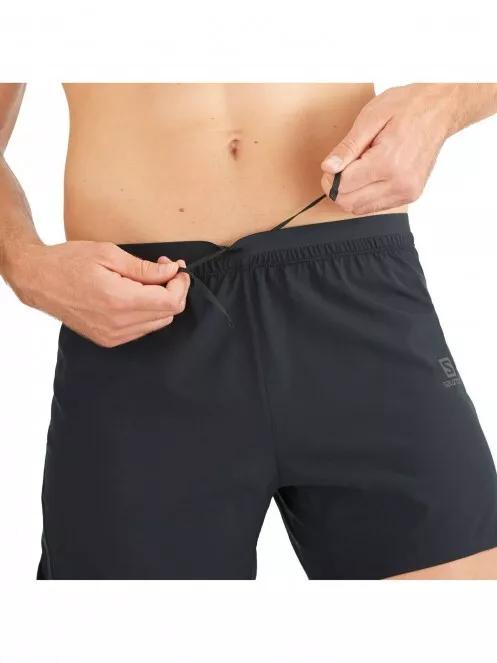 Salomon Cross 5'' Shorts M férfi sport rövidnadrág fekete színben 4