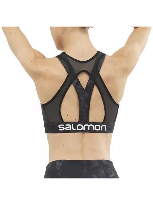 Salomon Cross Run Bra W női sportmelltartó fekete színben 3