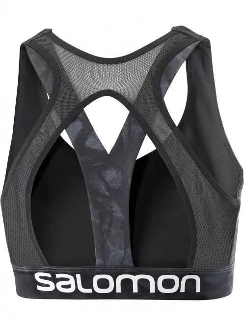 Salomon Cross Run Bra W női sportmelltartó fekete színben 5
