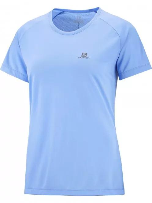 Salomon Cross Rebel Ss Tee W női rövid ujjú sport póló világoskék színben 4