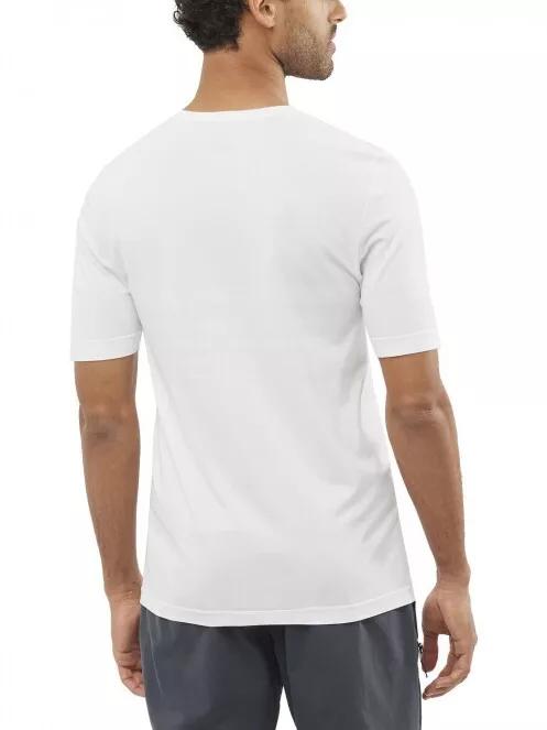 Salomon Essential Seamless Ss T M férfi rövid ujjú sport póló fehér színben 3