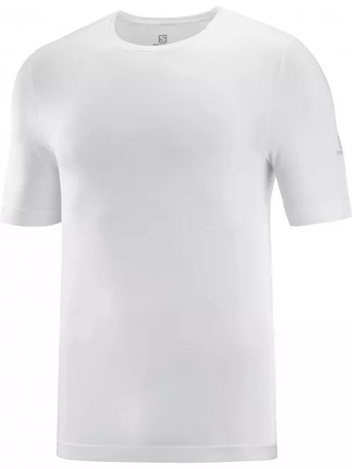 Salomon Essential Seamless Ss T M férfi rövid ujjú sport póló fehér színben 4