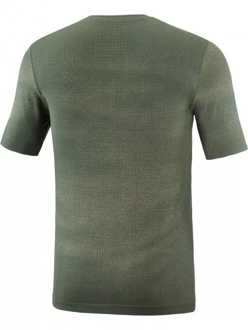 Salomon Essential Seamless Ss T M férfi rövid ujjú sport póló zöld színben 5