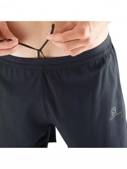Salomon Cross Twinskin Shorts M férfi sport rövidnadrág fekete színben 4