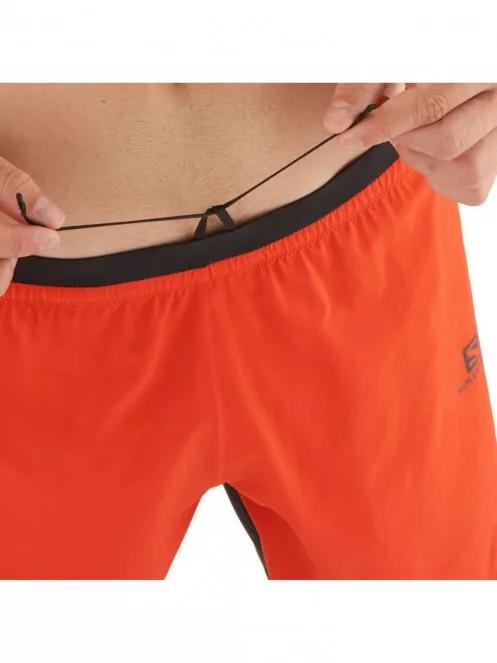 Salomon Cross Twinskin Shorts M férfi sport rövidnadrág piros színben 4