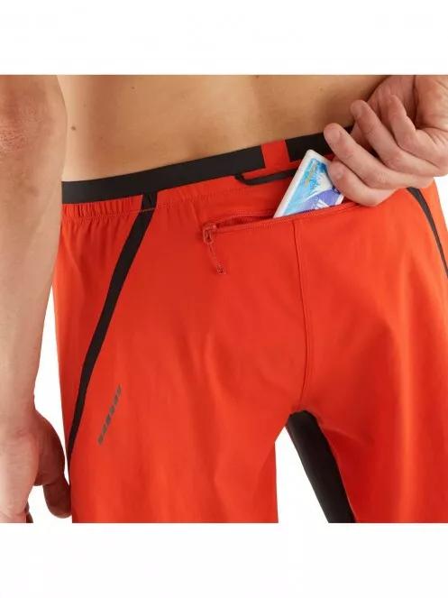 Salomon Cross Twinskin Shorts M férfi sport rövidnadrág piros színben 5
