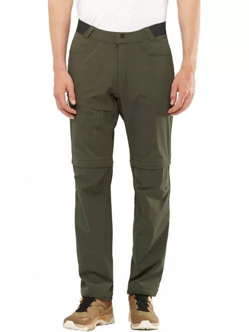 Salomon Wayfarer Zip Off Pants M férfi túranadrág oliva színben 2