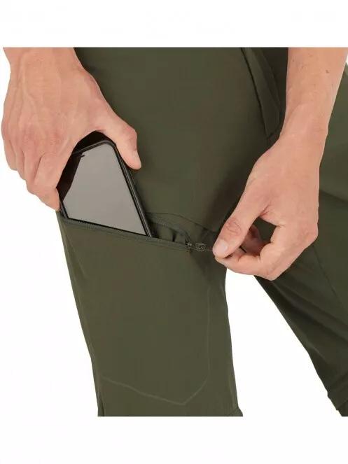 Salomon Wayfarer Zip Off Pants M férfi túranadrág oliva színben 4