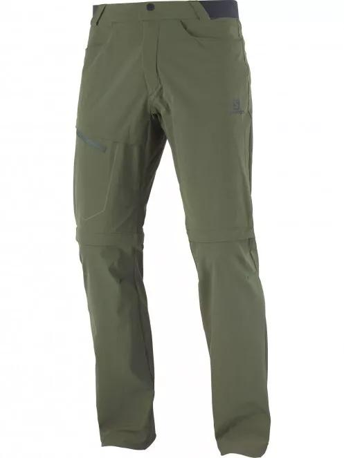 Salomon Wayfarer Zip Off Pants M férfi túranadrág oliva színben 7