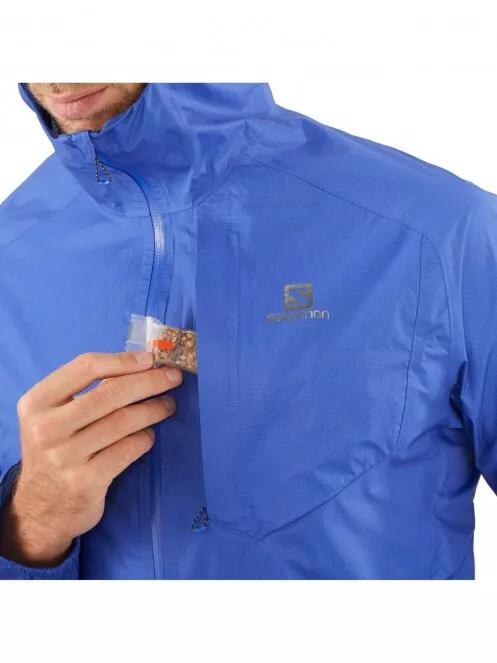Salomon Bonatti Wp Jacket M férfi esőkabát kék színben 4