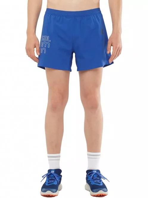 Salomon Cross 5'' Shorts M férfi sport rövidnadrág kék színben 2