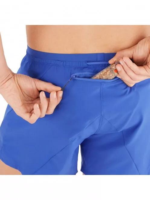 Salomon Cross 5'' Shorts M férfi sport rövidnadrág kék színben 5