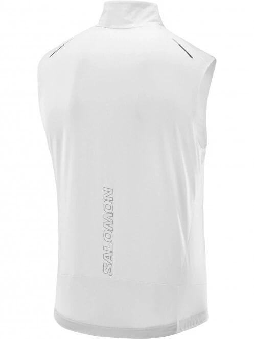 Salomon Light Vest M férfi futómellény fehér színben 6