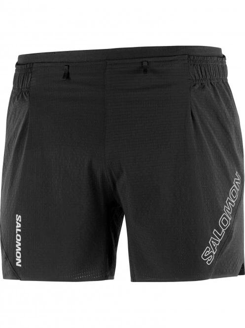 Salomon Sense Aero 5'' Shorts M férfi sport rövidnadrág fekete színben 2