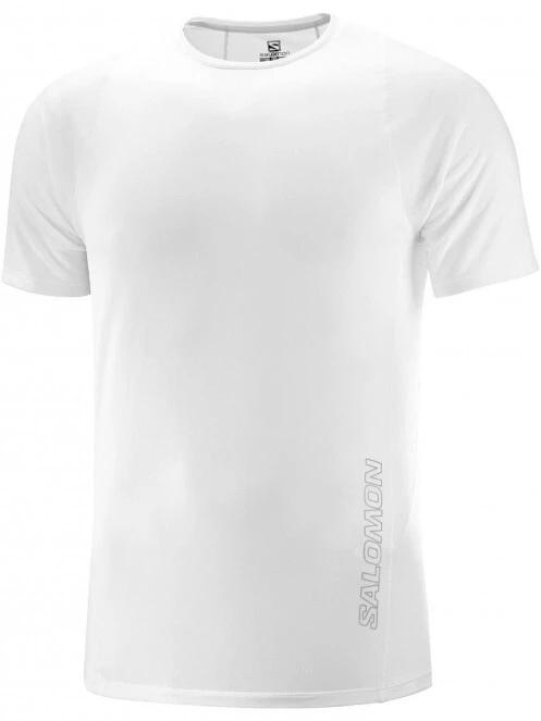 Salomon Sense Aero Ss Tee M férfi rövid ujjú sport póló fehér színben 4