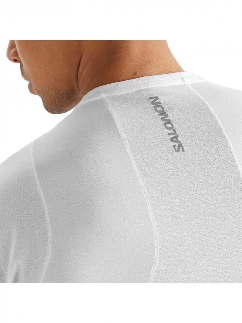 Salomon Sense Aero Ss Tee M férfi rövid ujjú sport póló fehér színben 5