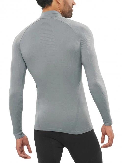 Salomon Sntial Seamless Hz Base M férfi aláöltöző felső szürke színben 3