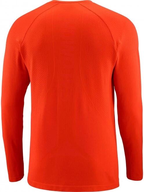 Salomon Sense Ls Tee M férfi hosszú ujjú sport póló narancssárga színben 5