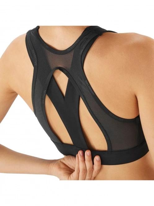 Salomon Cross Run Bra W női sportmelltartó fekete színben 4