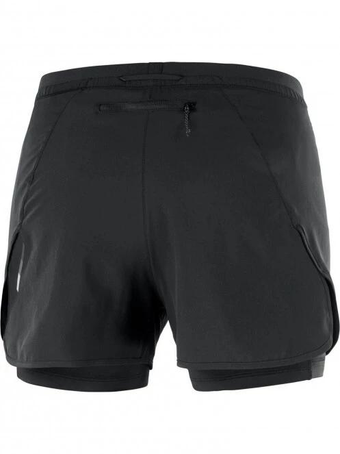 Salomon Cross 2In1 Short W női sport rövidnadrág fekete színben 7