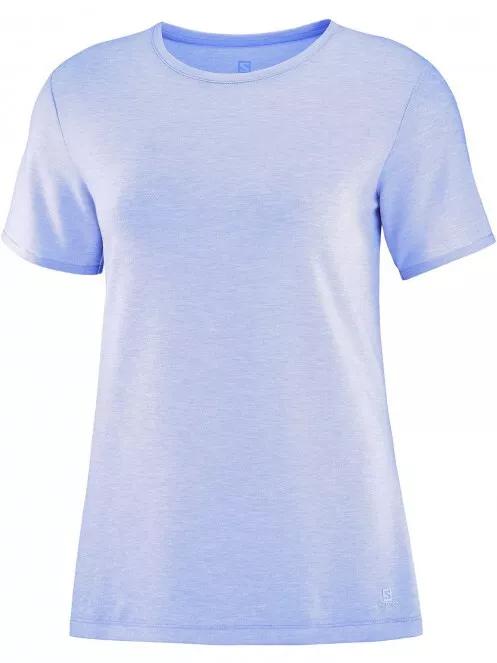 Salomon Sntial Tencel Ss Tee W női rövid ujjú sport póló kék színben 4