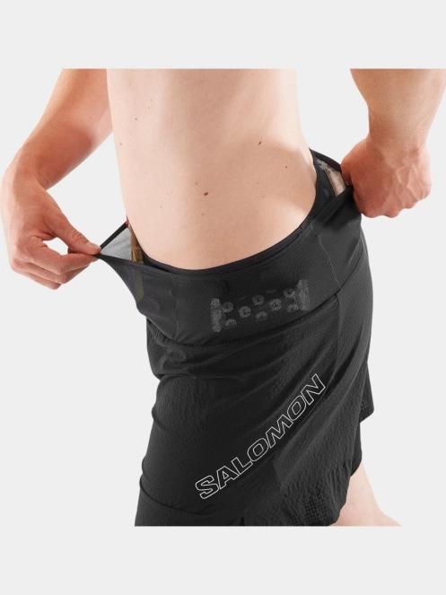 Salomon Sense Aero 2In1 férfi sport rövidnadrág fekete színben 5