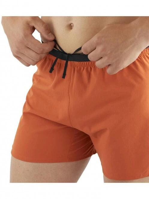 Salomon Cross 5'' Shorts férfi sport rövidnadrág narancssárga színben 4