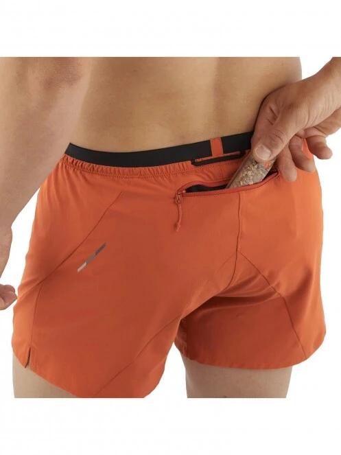 Salomon Cross 5'' Shorts férfi sport rövidnadrág narancssárga színben 5