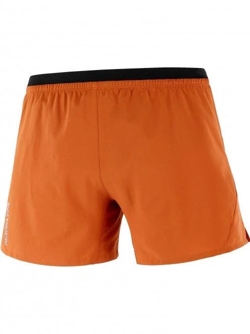 Salomon Cross 5'' Shorts férfi sport rövidnadrág narancssárga színben 6