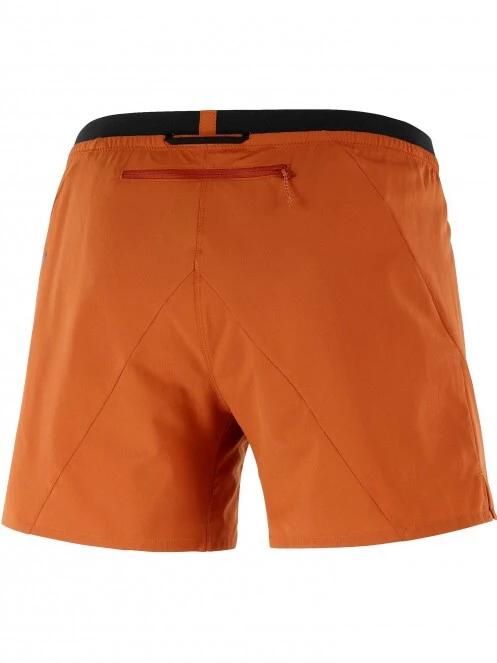 Salomon Cross 5'' Shorts férfi sport rövidnadrág narancssárga színben 7