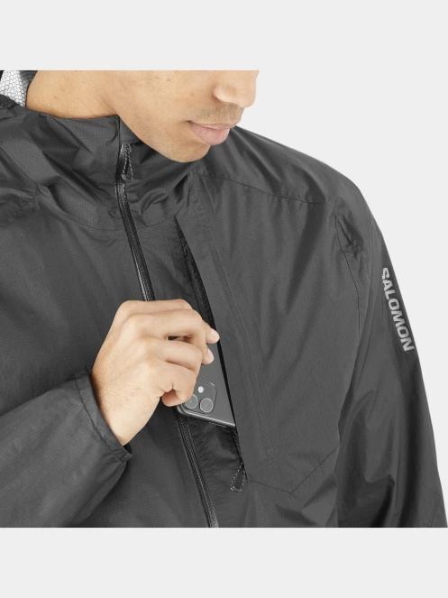 Salomon Bonatti Wp Jacket M férfi futódzseki fekete színben 5