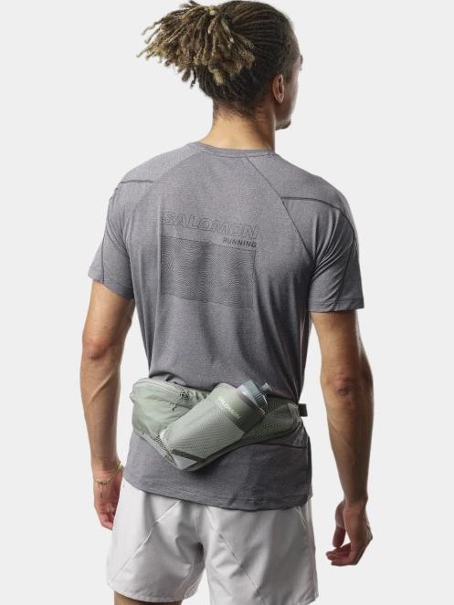Salomon Active Belt 3D Bottle futóöv zöld színben 4