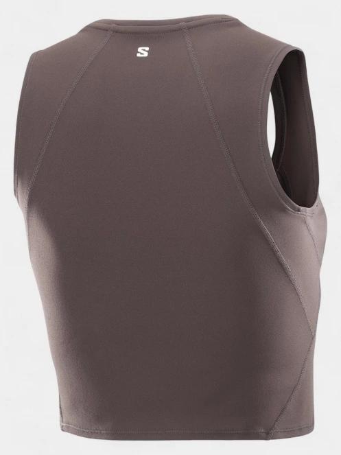 Salomon Shakeout Bliss női tank top barna színben 3