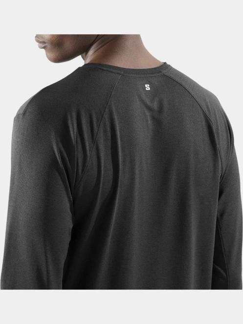 Salomon Shkout Core Ls Tee M férfi hosszú ujjú sport póló fekete színben 4